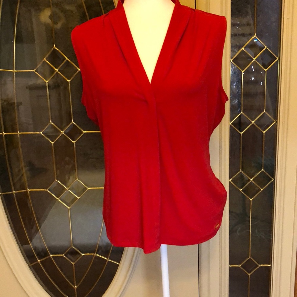 Calvin Klein sleeveless Blouse L